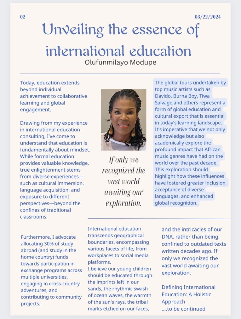 reimagine education fumi modupe